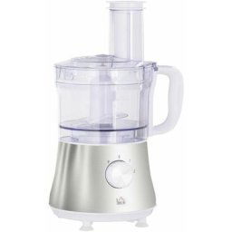 Homcom - Robot multifonctions 500 w - robot de cuisine polyvalent - robot culinaire 1 l - hachoir,