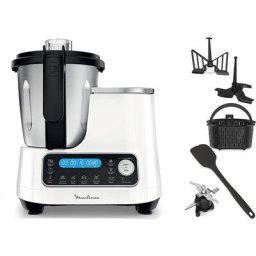 Moulinex - HF452110 Clickchef Robot cuiseur multifonction, Capacité utile 2 l, Compact, 32