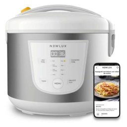Robot de Cuisine Multifonction 5L Mod.NEWCOOK avec Bol Antiadhésif, Programmable 24H, 9 Fonctions