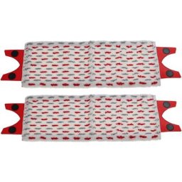 2x lingettes compatible avec Vileda Ultramat 2in1, Ultramax 2in1 laveur de sol - Vhbw