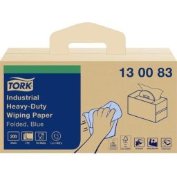 Lingettes en papier ultra-résistantes bleu W7 130083 - Tork