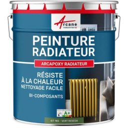 Peinture Radiateur - Fonte acier alu chauffage toutes couleurs PEINTURE RADIATEUR - 1 kg (jusqu'à 5