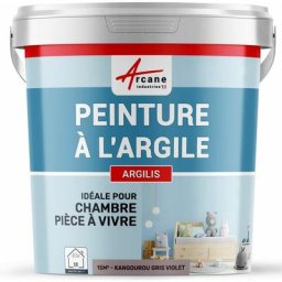 Peinture argile naturelle decoration chambre enfant ARGILIS - 15 m² (2.5 kg en 1 couche)