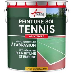 Peinture pour court de tennis béton poreux couleur ligne rénovation Anti dérapant salle de sport