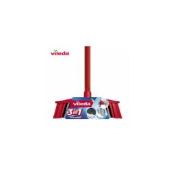 Set antichoque 3 en 1 escoba multiusos con palo 163046 Vileda
