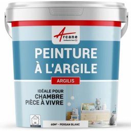 Arcane Industries - Peinture argile naturelle decoration chambre enfant argilis - 60 m² (2x5 kg en