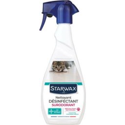 Nettoyant désodorisant surodorant spécial milieu animal 500ml STARWAX