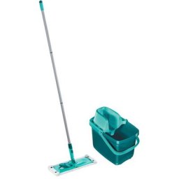 Leifheit - Combi xl Set lave-sol, seau + balai plat, vert (55360)