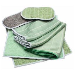 Lot de 6 Chiffons Bambou Microfibres - Nettoyer et lustrer Toutes Les Surfaces Lisses et fragiles