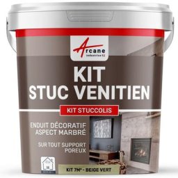 Arcane Industries - Kit stuc venitien enduit stucco spatulable décoratif kit stuccolis - kit