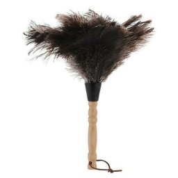 GP - Plumeau d'autruche, plumeau plumeau plumeau véritable plumes d'autruche naturelles avec manche