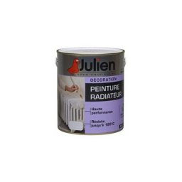 Julien - Peinture Radiateur Blanc Satiné Finition : Satin 0,5 l - Blanc Satiné