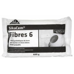 Sika - Fibres structurelles micro-synthétiques Cem Fibre 6 - 600g - Blanc