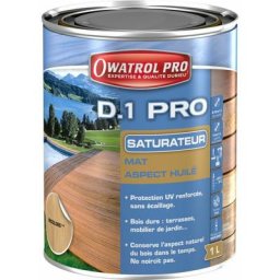 D1 pro saturateur bois - Miel 1 l