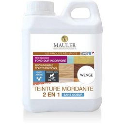 MAULER - Teinture Mordante 2 en 1 - Wenge - 1L - Teinte les Parquets Avant Vitrification