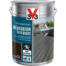 V33 - Saturateur Rénovation terrasses Wengé 5L