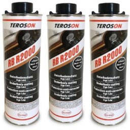 Revetement dessous de caisse anti-gravillons Teroson rb r2000 noir - lot de 3