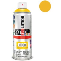 Peinture en aérosol pintyplus evolution 520cc ral 1003 jaune de sécurité