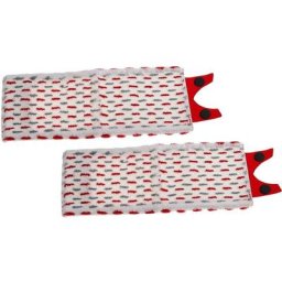 Lot de 2 lingettes compatible avec Vileda 1-2 Spray laveur de sol - Vhbw