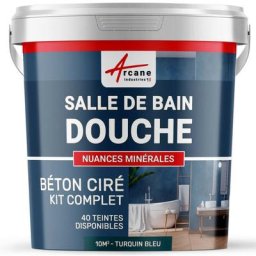 Arcane Industries - Béton ciré salle de bain douche italienne pièce d'eau kit beton cire salle de