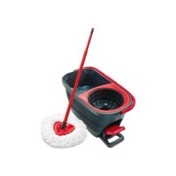 Pack Vileda Balai et Seau-essoreur Turbo - 5 l - 77651 - Gris