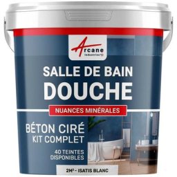 Arcane Industries - Béton ciré salle de bain douche italienne pièce d'eau kit beton cire salle de