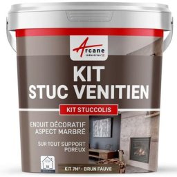 Arcane Industries - Kit stuc venitien enduit stucco spatulable décoratif kit stuccolis - kit