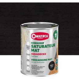 Saturateur bois à l'eau Owatrol aquadecks Ébène (owp8) 1 litre - Ébène (owp8)