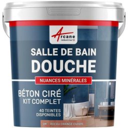 Arcane Industries - Béton ciré salle de bain douche italienne pièce d'eau kit beton cire salle de