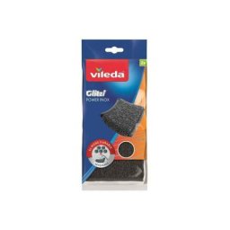 Tampon à récurer en métal Glitzi Power Inox Vileda