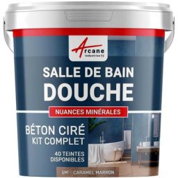 Arcane Industries - Béton ciré salle de bain douche italienne pièce d'eau kit beton cire salle de