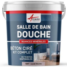 Arcane Industries - Béton ciré salle de bain douche italienne pièce d'eau kit beton cire salle de