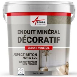 Arcane Industries - Enduit décoratif mural et sol rénovation chambre cuisine salle de bain - 20 kg