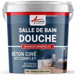 Arcane Industries - Béton ciré salle de bain douche italienne pièce d'eau kit beton cire salle de
