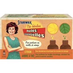 Starwax - Huiles essentielles Citron et Arbre à Thé 2x10ml fabulous