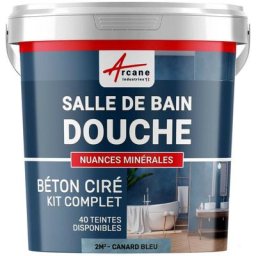 Arcane Industries - Béton ciré salle de bain douche italienne pièce d'eau kit beton cire salle de