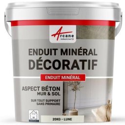 Arcane Industries - Enduit décoratif mural et sol rénovation chambre cuisine salle de bain - 20 kg