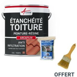 Réparation étanchéité tuile gouttière cheneau trou fissure souche cheminée ardoise ARCAFILM PACK