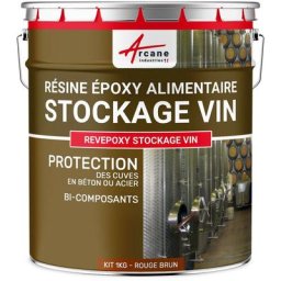 Peinture cuve vin béton ou acier contenant vin ou liquides alcoolisés revepoxy stockage vin - 1 kg