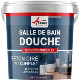Arcane Industries - Béton ciré salle de bain douche italienne pièce d'eau kit beton cire salle de