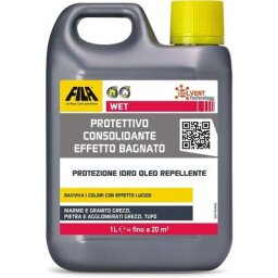 Protecteur consolidant pour carrelage avec effet mouillé Fila wet - Le bidon de 1 Litre