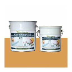 Peinture étanche & élastique pour protection façade Ocre - 20 Kg Ocre Matpro