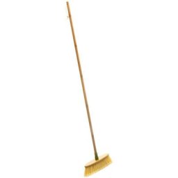 Balai avec manche en bambou Wood & Clean - 5 five simply smart - Vert et bambou