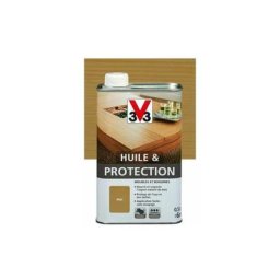 V33 - Huile et protection - Miel 0,5 l Finition : Mat - Miel