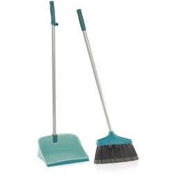 Leifheit - 41404 balai Aluminium, Noir, Turquoise