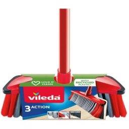 Balai Multi-Usage Avec Manche Pack Antichoc 3 Action 171214 - Vileda