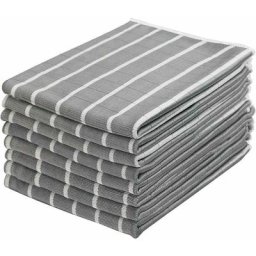 Lot de 8 Torchons de Cuisine en Microfibre de Bambou - Chiffons de Nettoyage Absorbants et Non
