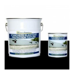 Matpro - Etanchéité Elastique Protection Toiture Noir - 20 Kg Noir