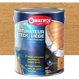 Saturateur marine teck et liège Owatrol TEAK PROTECT Miel (owm3) 5 litres - Miel (owm3)