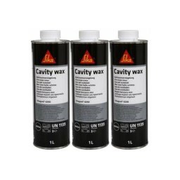 Sika - Lot de 3 cires thixotrope anti-corrosion gard 6250 - 1L - Blanc - Blanc
